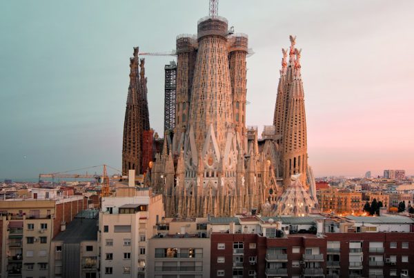 Sagrada Familia cathedral in Barcelona, Spain