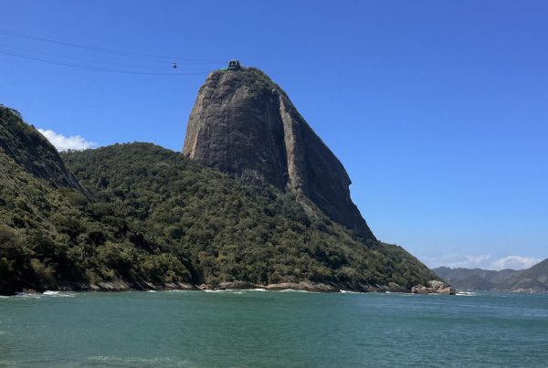 Sugarloaf Mountain overlooking Guanabara Bay, Rio de Janeiro